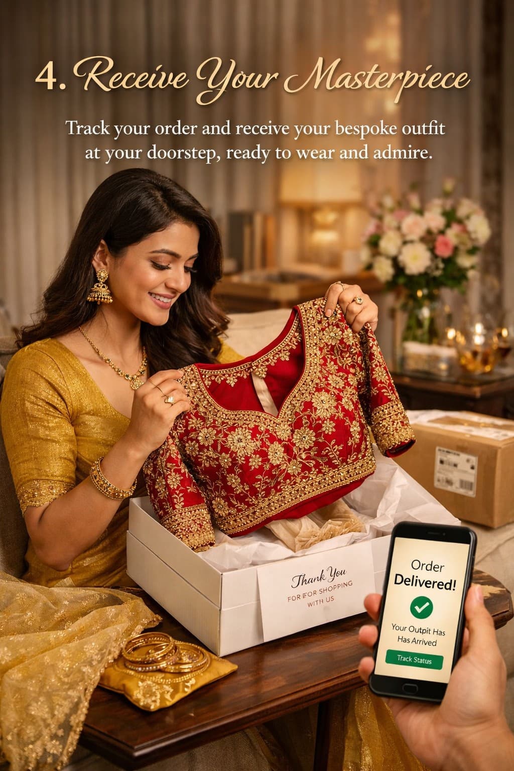 4. Receive your garment